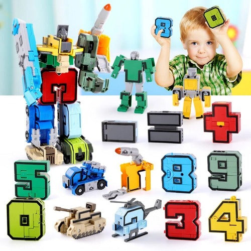 Transformers Numérico - Robô 3 em 1