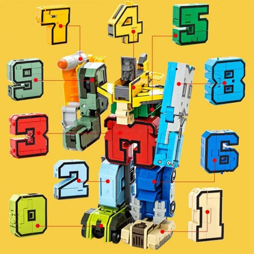 Transformers Numérico - Robô 3 em 1